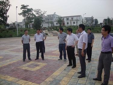 张耿,潘忠苗率队督查五横乡虎山村美好乡村建设 幻灯片 安庆市