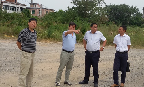江存富到大龙山森林公园调研4a景区创建工作