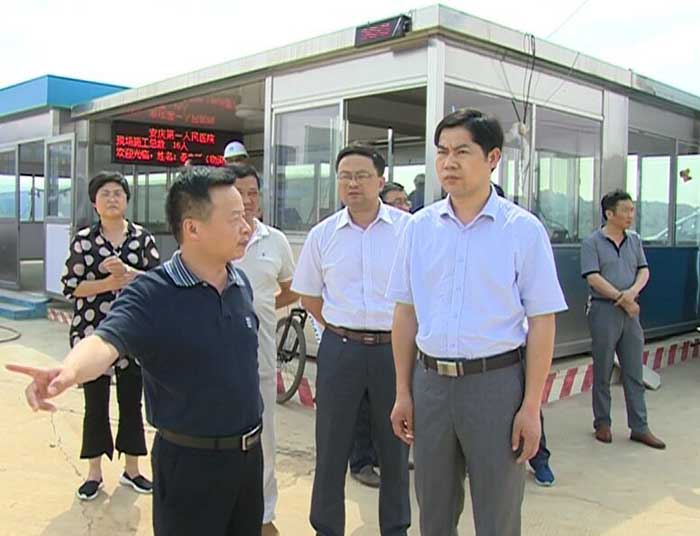 郑志到北部新城调研棚改征迁和重大项目建设工作