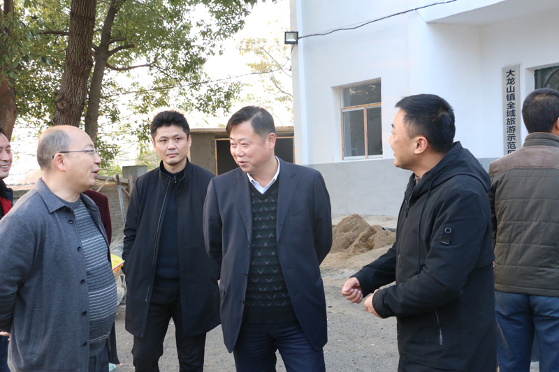 张耿到大龙山镇开展走访调研